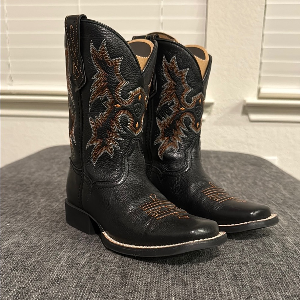 Ariat Black and Brown Western Boots